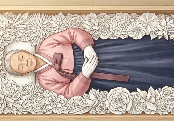 평상복 입관